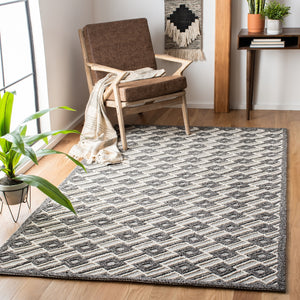 Safavieh Trace 203 Hand Tufted 65% Wool, 25% Viscose, 10% Nylon Rug Grey / Beige 9' x 12'