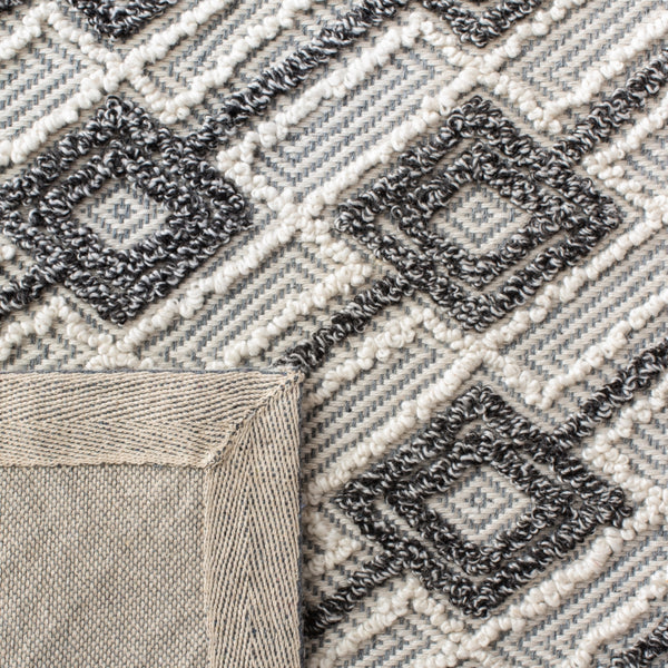 Safavieh Trace 203 Hand Tufted 65% Wool, 25% Viscose, 10% Nylon Rug Grey / Beige 9' x 12'