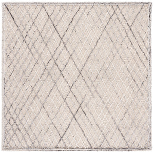 Safavieh Trace 204 Hand Tufted Wool 65%, Viscose, 25%, Nylon 10% Rug Grey / Ivory 9' x 12'