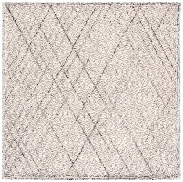 Safavieh Trace 204 Hand Tufted Wool 65%, Viscose, 25%, Nylon 10% Rug Grey / Ivory 9' x 12'