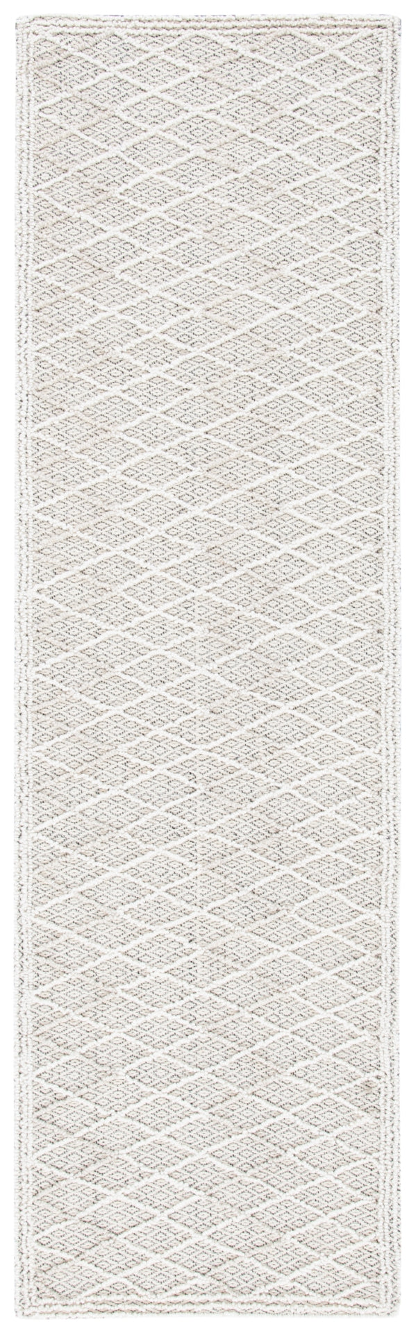 Safavieh Trace 209 Hand Tufted Wool 65%, Viscose, 25%, Nylon 10% Rug Ivory / Black 9' x 12'