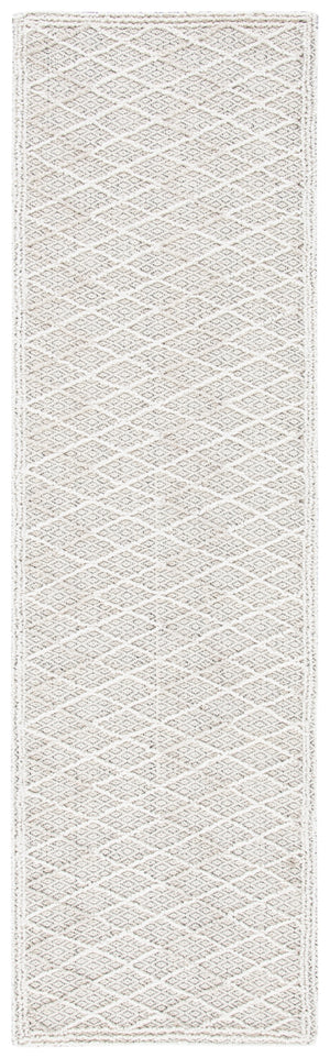 Safavieh Trace 209 Hand Tufted Wool 65%, Viscose, 25%, Nylon 10% Rug Ivory / Black 9' x 12'