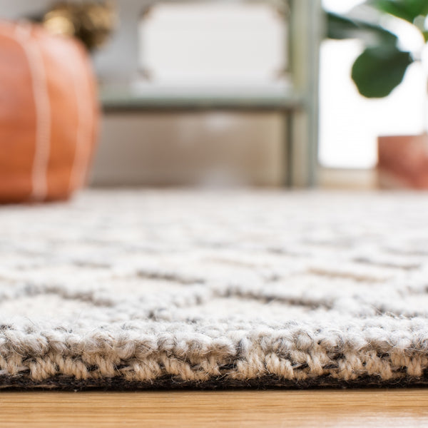 Safavieh Trace 209 Hand Tufted Wool 65%, Viscose, 25%, Nylon 10% Rug Blue / Black 9' x 12'