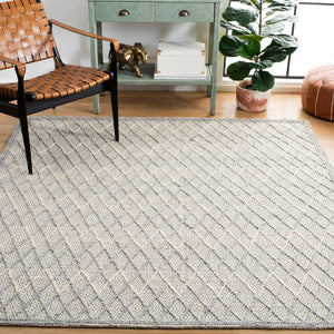 Safavieh Trace 209 Hand Tufted Wool 65%, Viscose, 25%, Nylon 10% Rug Blue / Black 9' x 12'