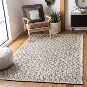 Safavieh Trace 215 Hand Tufted 65% Wool, 25% Viscose, 10% Nylon Rug Grey / Beige 9' x 12'