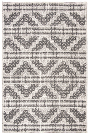 Safavieh Trace 216 Hand Tufted 65% Wool, 25% Viscose, 10% Nylon Rug Grey / Charcoal 9' x 12'