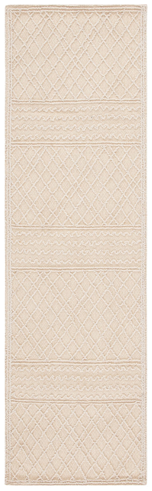 Safavieh Trace 220 Hand Tufted 65% Wool, 25% Viscose, 10% Nylon Rug Ivory 9' x 12'