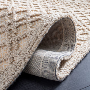 Safavieh Trace 220 Hand Tufted 65% Wool, 25% Viscose, 10% Nylon Rug Ivory 9' x 12'