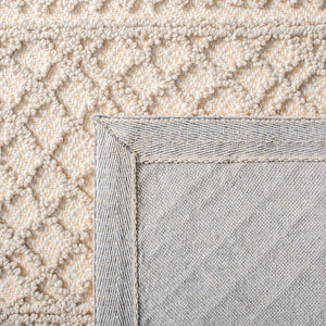 Safavieh Trace 220 Hand Tufted 65% Wool, 25% Viscose, 10% Nylon Rug Ivory 9' x 12'