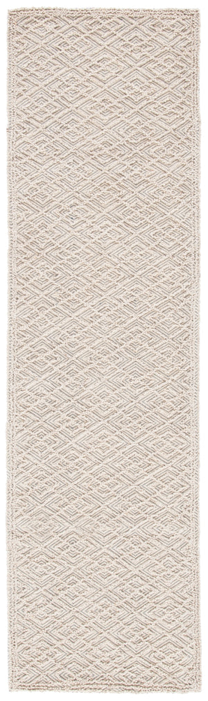 Safavieh Trace 224 Hand Tufted Wool 65%, Viscose, 25%, Nylon 10% Rug Ivory / Blue 9' x 12'