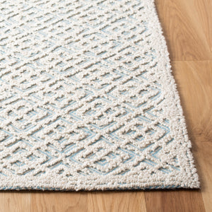 Safavieh Trace 224 Hand Tufted Pile Content: 65% Wool, 25% Viscose, 10% Nylon Rug Ivory / Blue 2'-6" x 4'