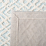 Safavieh Trace 224 Hand Tufted Wool 65%, Viscose, 25%, Nylon 10% Rug Ivory / Blue 9' x 12'
