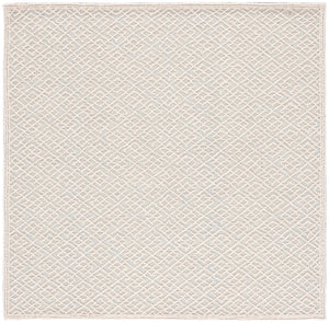 Safavieh Trace 224 Hand Tufted Pile Content: 65% Wool, 25% Viscose, 10% Nylon Rug Ivory / Blue 2'-6" x 4'