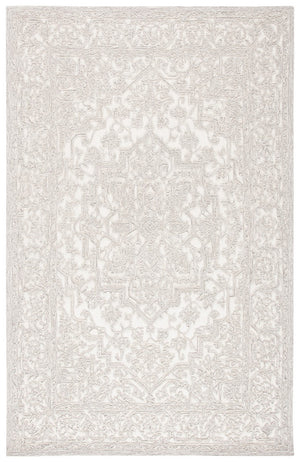 Trace 302 Transitional Hand Tufted 100% Indian Wool Pile Rug Ivory / Natural