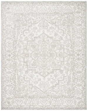 Trace 302 Transitional Hand Tufted 100% Indian Wool Pile Rug Ivory / Natural