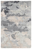 Transcend Collection TRD04 Glacier 100% Rayon Made From Bamboo Handmade Modern Abstract Rug