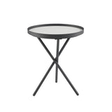 Walker Edison Trebent Minimalist/ 18" 3-Leg Contemporary Side Table TREBSTBL