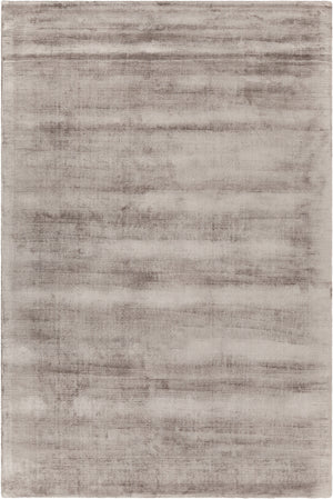 Chandra Rugs Tricia 100% Viscose Hand-Woven Contemporary Solid Rug Grey 9' x 13'
