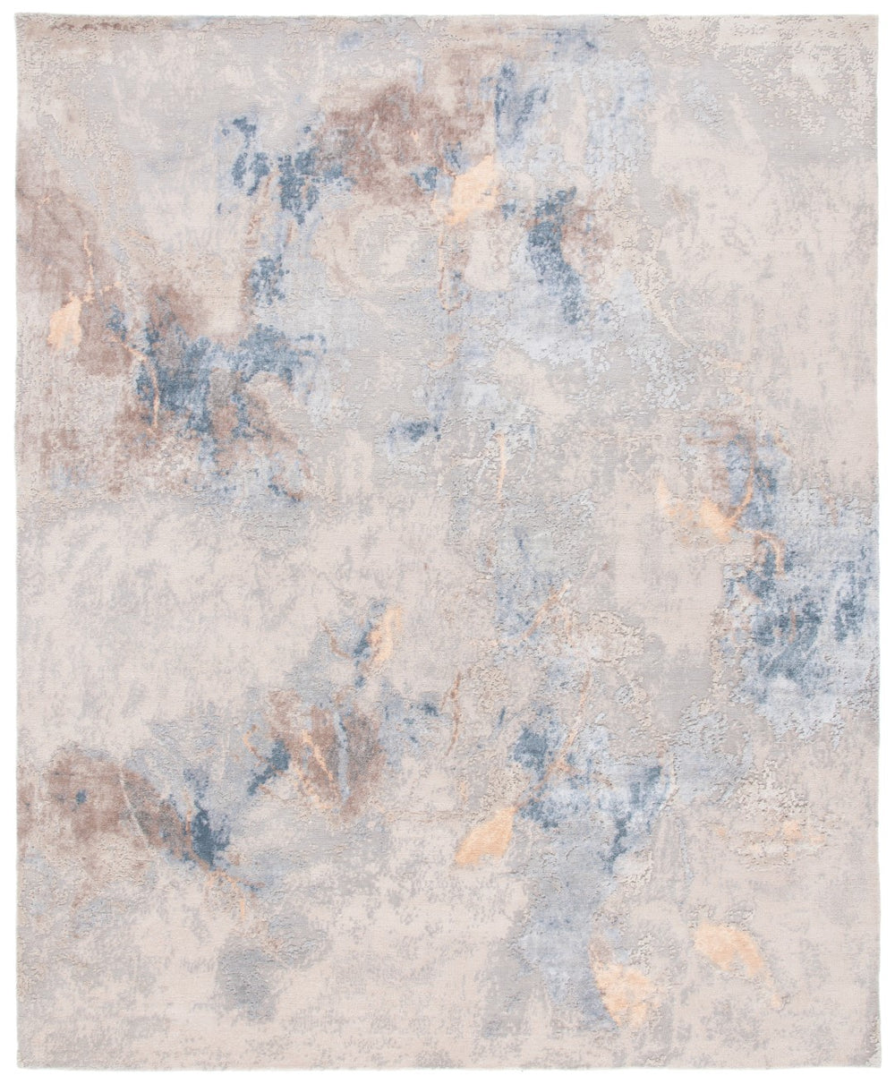 Safavieh Tribeca 205 Hand Knotted 60% Wool/30% Silk/and 10% Cotton Contemporary Rug TRI205F-9