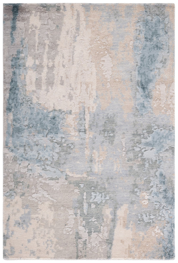 Safavieh Tribeca 206 Hand Knotted 60% Wool/30% Silk/and 10% Cotton Contemporary Rug TRI206M-9