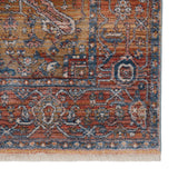 Jaipur Living Terra Collection TRR08 Saphir 100% Polyester Machine Made Updated Traditional Medallion Rug RUG149403