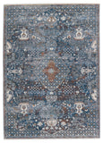 Jaipur Living Terra Collection TRR09 Harkin 100% Polyester Machine Made Updated Traditional Medallion Rug RUG151270