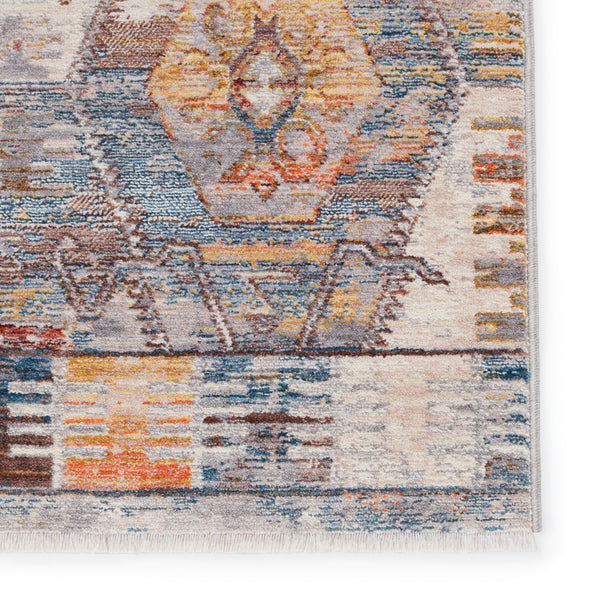 Jaipur Living Terra Collection TRR11 Strata 100% Polyester Machine Made Updated Traditional Medallion Rug RUG151280