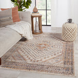 Jaipur Living Terra Collection TRR12 Canna 100% Polyester Machine Made Updated Traditional Medallion Rug RUG151285