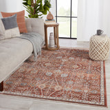 Jaipur Living Terra Collection TRR14 Katalia 100% Polyester Machine Made Updated Traditional Trellis Rug RUG151295