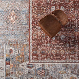 Jaipur Living Terra Collection TRR14 Katalia 100% Polyester Machine Made Updated Traditional Trellis Rug RUG151295