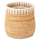 Dovetail Oakland Hand Woven Natural Abaca and Cotton Storage Baskets, Set of 2 TSD8029