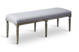 Baxton Studio Clairette Wood Traditional French Bench