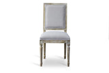 Baxton Studio Clairette Wood Traditional French Accent Chair