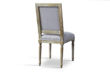 Baxton Studio Clairette Wood Traditional French Accent Chair