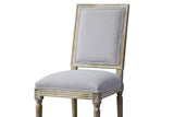 Baxton Studio Clairette Wood Traditional French Accent Chair