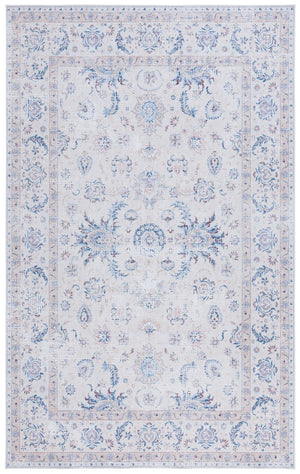 Safavieh Tucson 100 M/W S/R Power Loomed Traditional Rug Ivory / Blue 9' x 12'