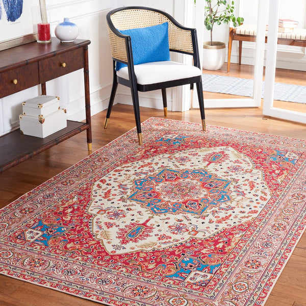 Safavieh Tucson 107 M/W S/R Power Loomed 100% Polyester Pile Traditional Rug TSN107Q-9