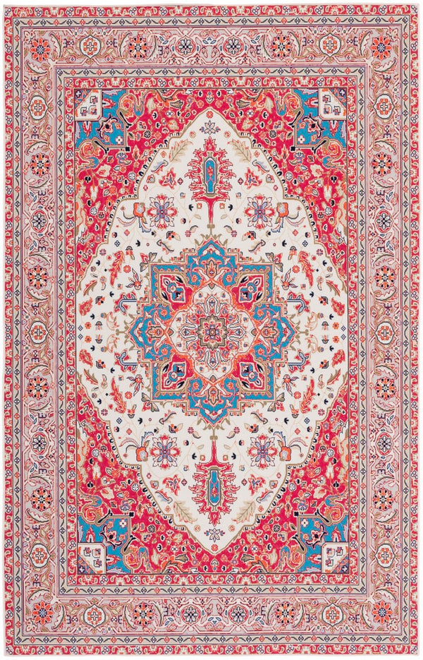 Safavieh Tucson 107 M/W S/R Power Loomed 100% Polyester Pile Traditional Rug TSN107Q-9