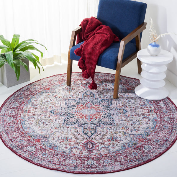 Safavieh Tucson 113 M/W S/R Power Loomed 100% Polyester Pile Traditional Rug TSN113A-9