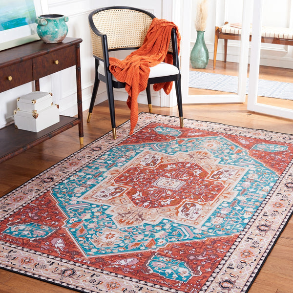 Safavieh Tucson 120 M/W S/R Power Loomed 100% Polyester Pile Traditional Rug TSN120J-9