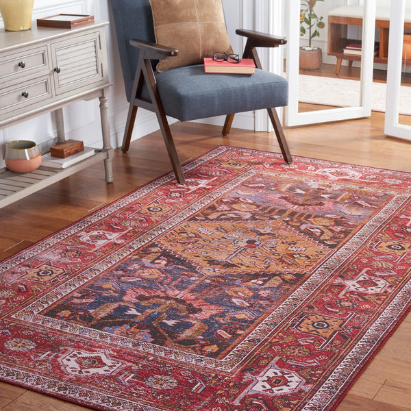 Safavieh Tucson 127 M/W S/R Power Loomed 100% Polyester Pile Traditional Rug TSN127N-9