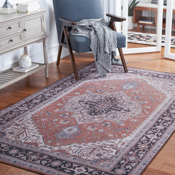 Safavieh Tucson 128 M/W S/R Power Loomed 100% Polyester Pile Traditional Rug TSN128P-9