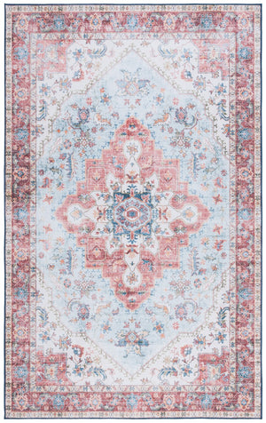 Safavieh Tucson 148 M/W S/R Power Loomed Traditional Rug Red / Blue 9' x 12'