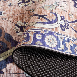 Safavieh Tucson 149 M/W S/R Power Loomed Traditional Rug Light Blue / Navy 9' x 12'