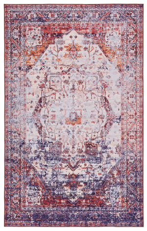 Safavieh Tucson 151 M/W S/R Power Loomed Traditional Rug Beige / Red 9' x 12'