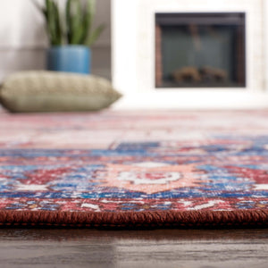 Safavieh Tucson 155 M/W S/R Power Loomed Traditional Rug Beige / Rust 9' x 12'