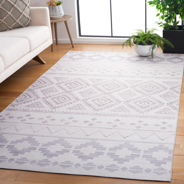 Safavieh Tucson 195 M/W S/R Power Loomed Traditional Rug Beige / Grey 9' x 12'
