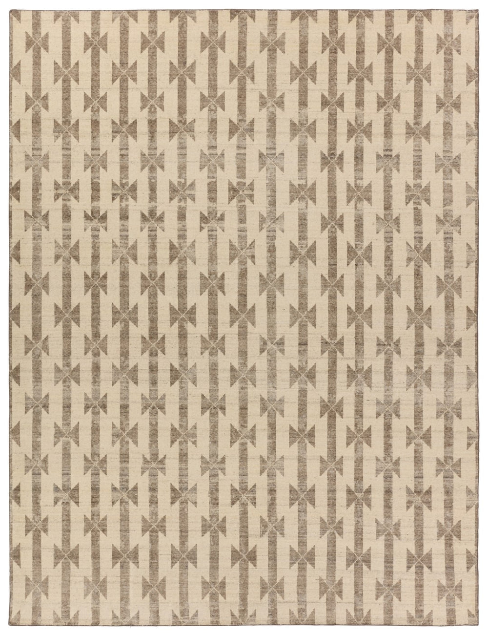 Jaipur Living Tessera by Verde Home Gent TSS01 Hand Knotted Handmade Indoor Persian Knot 6/8 Transitional Rug Taupe 6' x 9'