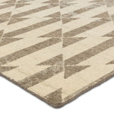Jaipur Living Tessera by Verde Home Gent TSS01 Hand Knotted Handmade Indoor Persian Knot 6/8 Transitional Rug Taupe 6' x 9'