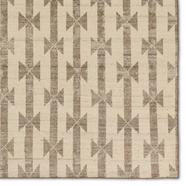 Jaipur Living Tessera by Verde Home Gent TSS01 Hand Knotted Handmade Indoor Persian Knot 6/8 Transitional Rug Taupe 6' x 9'